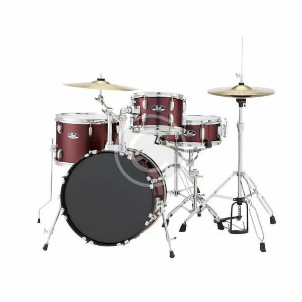 Red 4-Piece  Drum Set